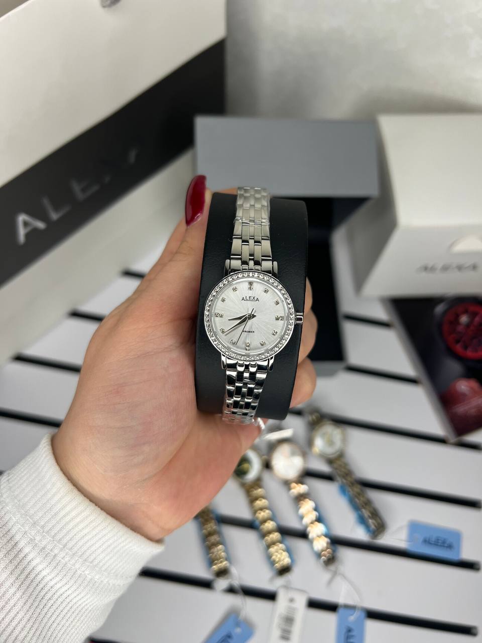 ساعت اورجینال زنانه موتور ژاپن برند الکسا مدلAlexa 0107