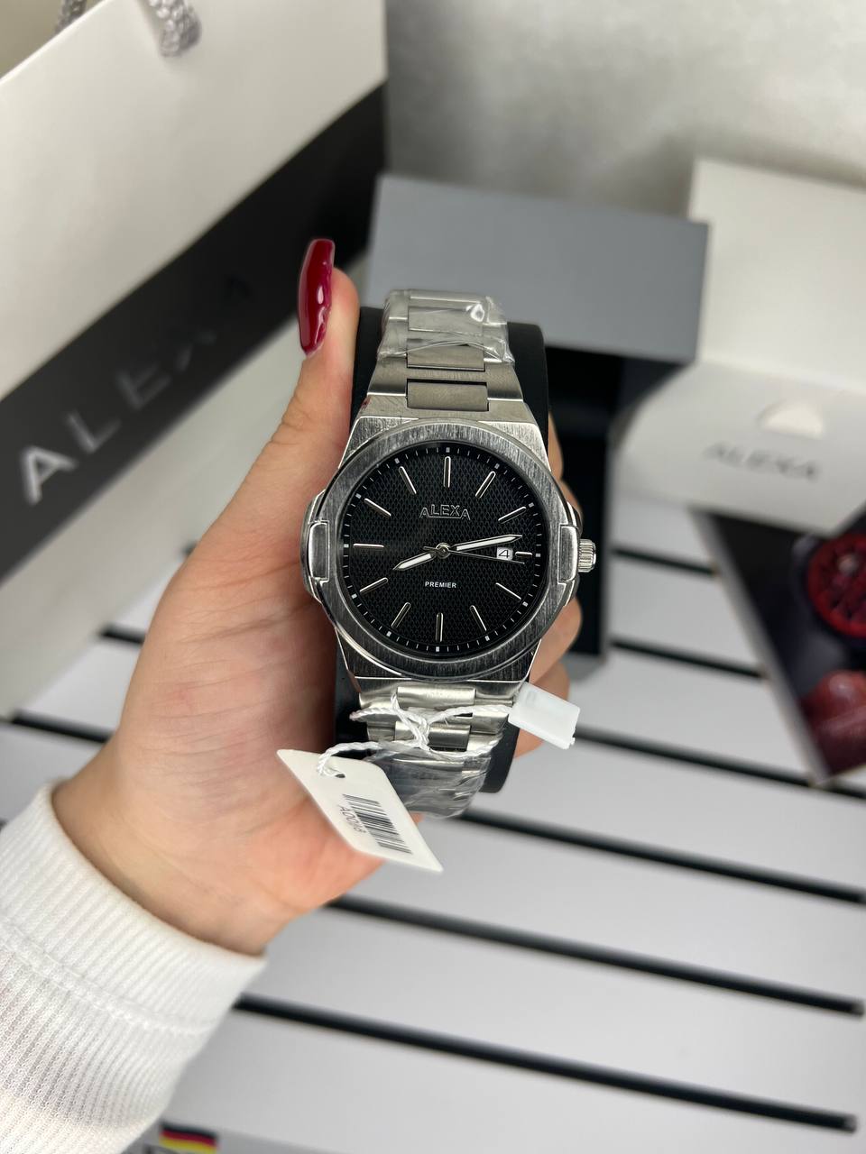 ساعت اورجینال مردانه موتور ژاپن طرح  پتک برند الکسا مدلAlexa 0088