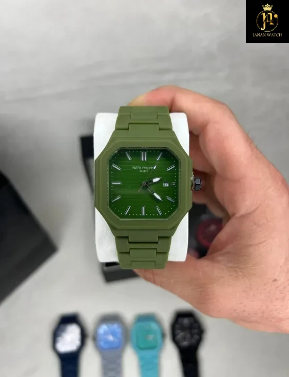 ساعت مچی اسپورت کربنی رنگ ثابت مارک پتک فیلیپ