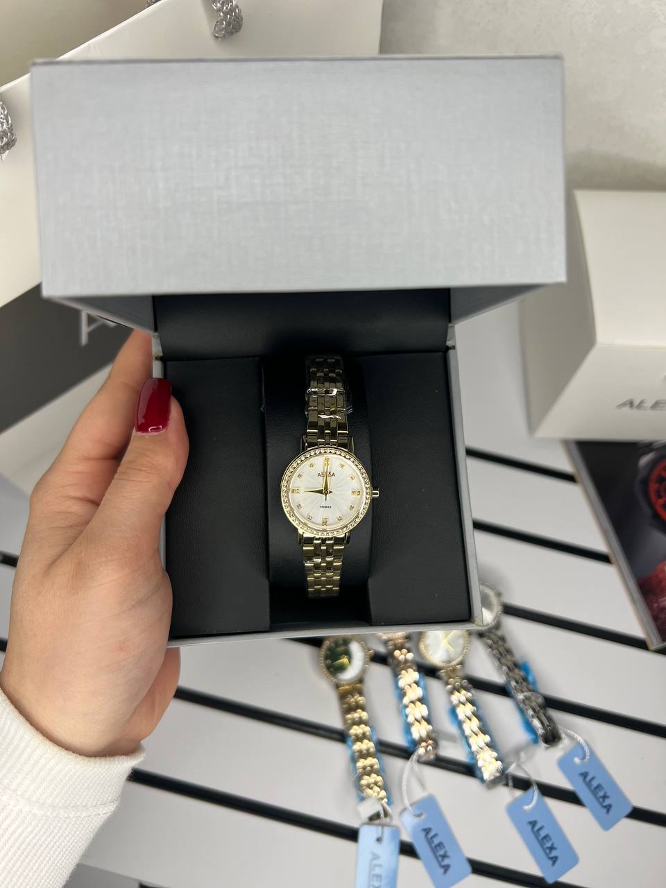 ساعت اورجینال زنانه موتور ژاپن برند الکسا مدلAlexa 0107